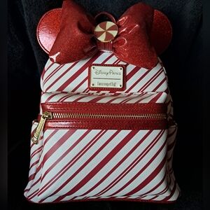 Disney Parks Peppermint Loungefly Mini Backpack